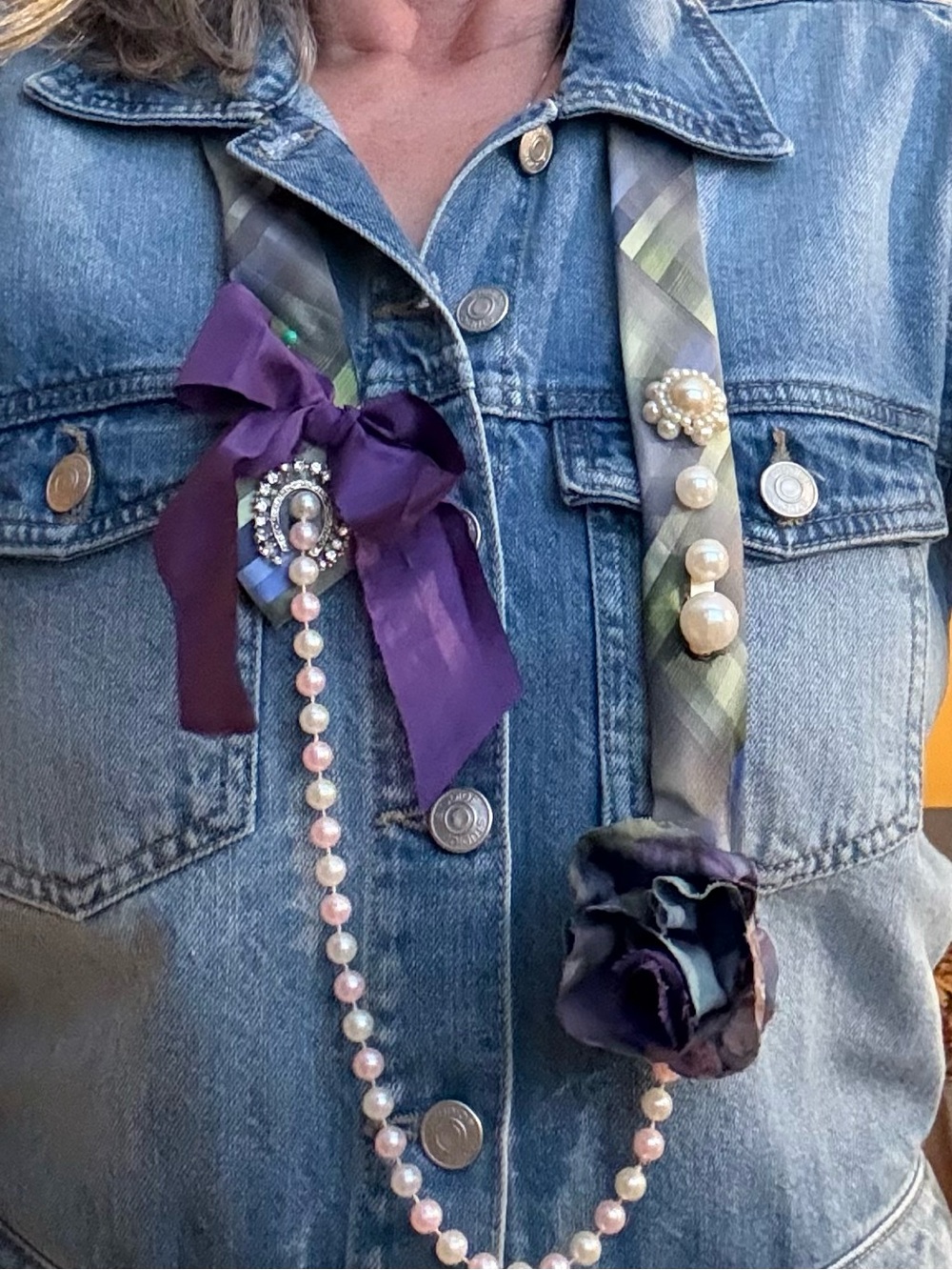 Handmade Embellished Tie